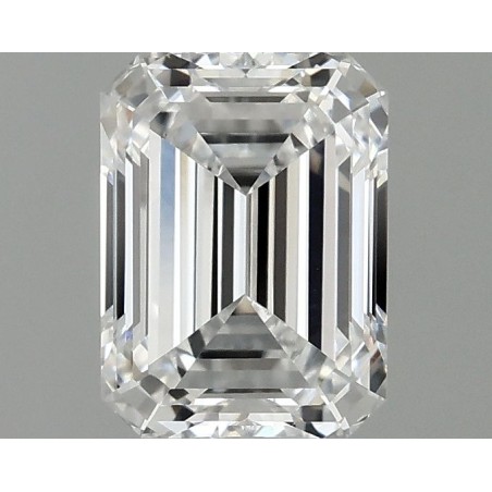 Diament laboratoryjny bezbarwny szlif szmaragdowy, 1.07ct, VVS2, D, IGI LG702582595